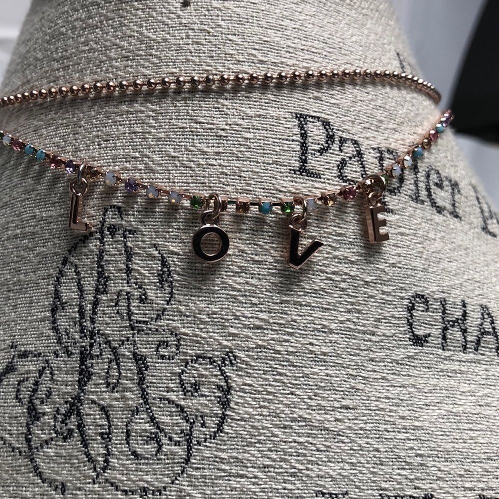 BCBGENERATION LOVE PRIDE MULTI-LAYERED NECKLACE 🌈✨🌈✨